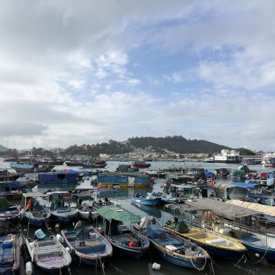 Boats at Rest, Hillside Beyond